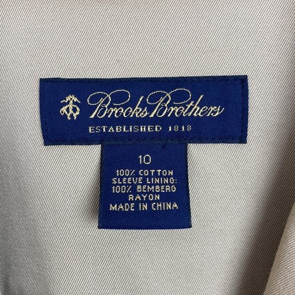 Brooks Brothers Tan Utility Safari Style Jacket - Picture 4 of 12